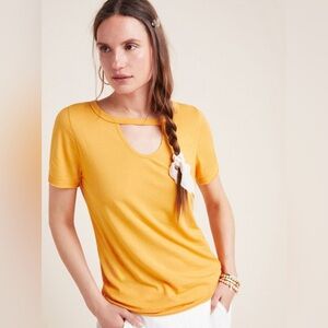 Anthropologie T.La Orange Short Sleeve Tee - Size S